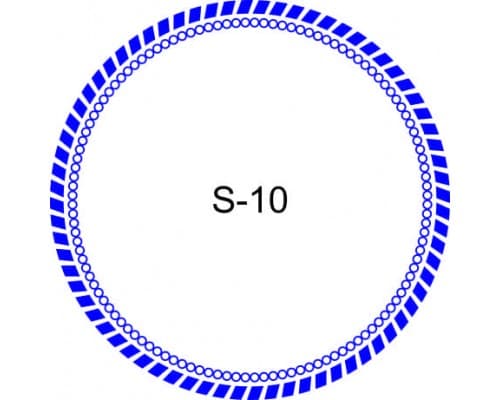 Косичка для печати образец S-10
