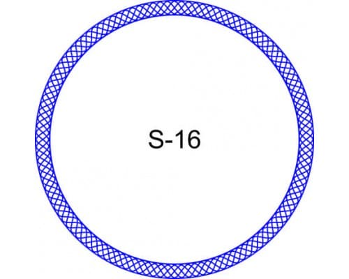 Косичка для печати образец S-16