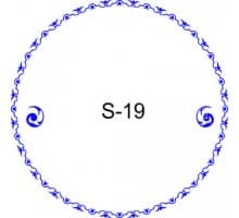 Косичка для печати образец S-19