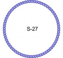 Косичка для печати образец S-27